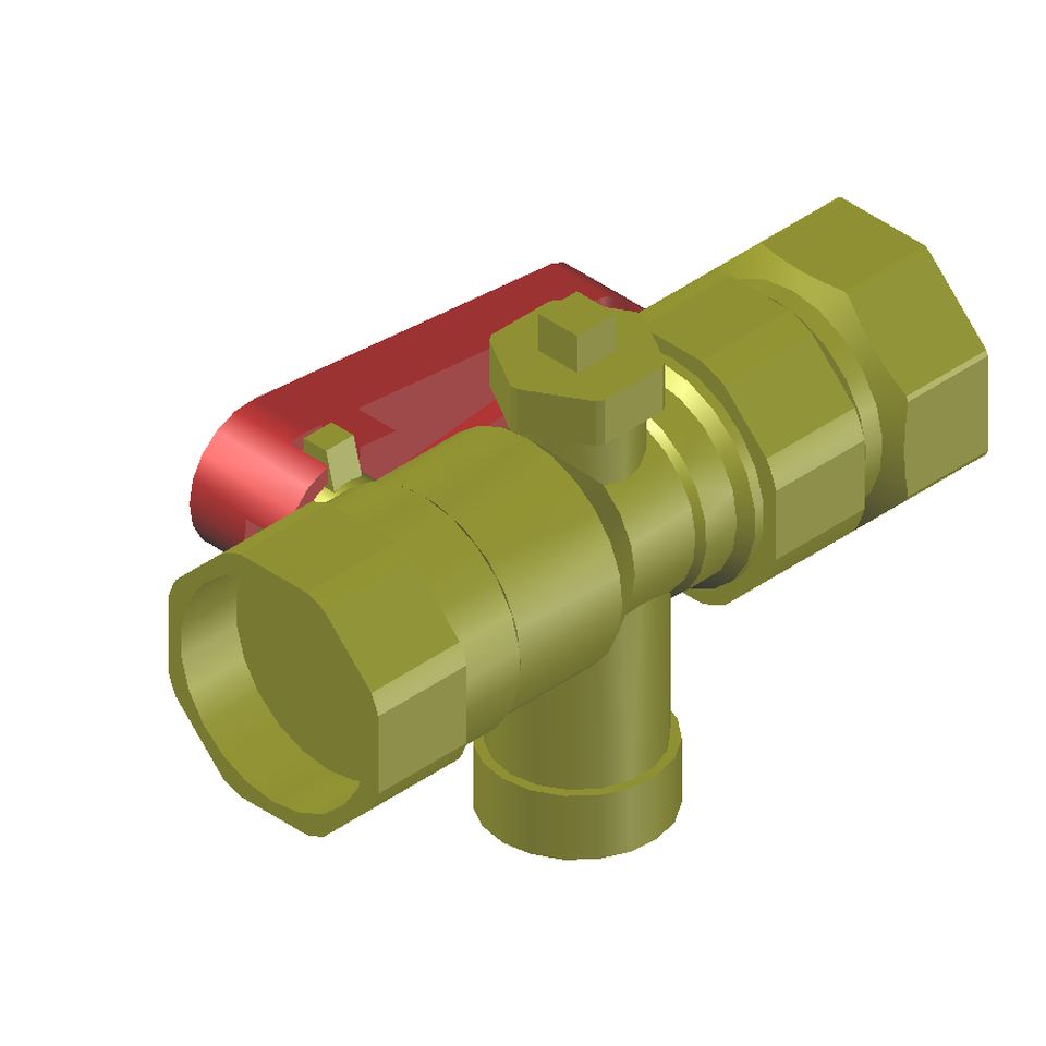 Lockshield valve SU R1 x 1